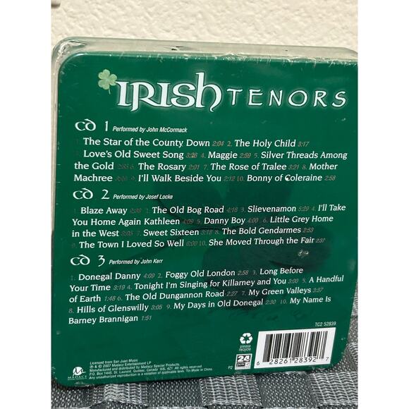 NEW Irish Tenors CD's 3 Disks 30 Songs Total Music Green Metal Case 2007 SEALED - Picture 4 of 8